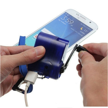 Hand Crank USB Emergency Charger for Travel by HitMyNeed