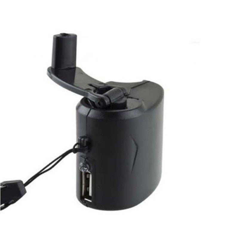 Hand Crank USB Emergency Charger for Travel by HitMyNeed