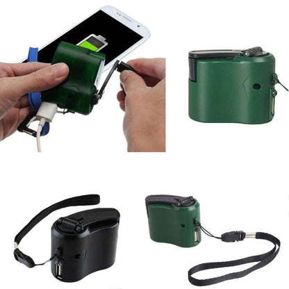 Hand Crank USB Emergency Charger for Travel by HitMyNeed