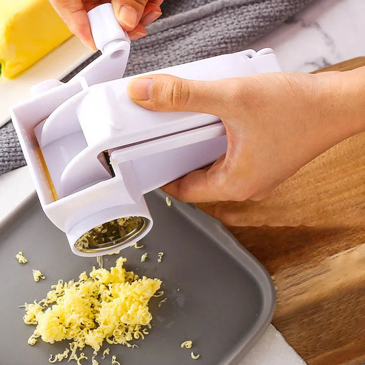 Hand-Cranked Rotating Multi-Functional Cheese Grater by HitMyNeed