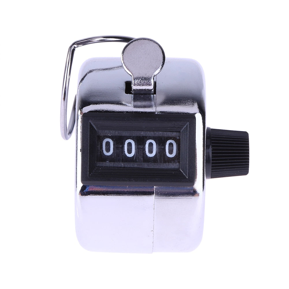 Hand Held Mechanical Click Counter 4-Digit Tally by HitMyNeed