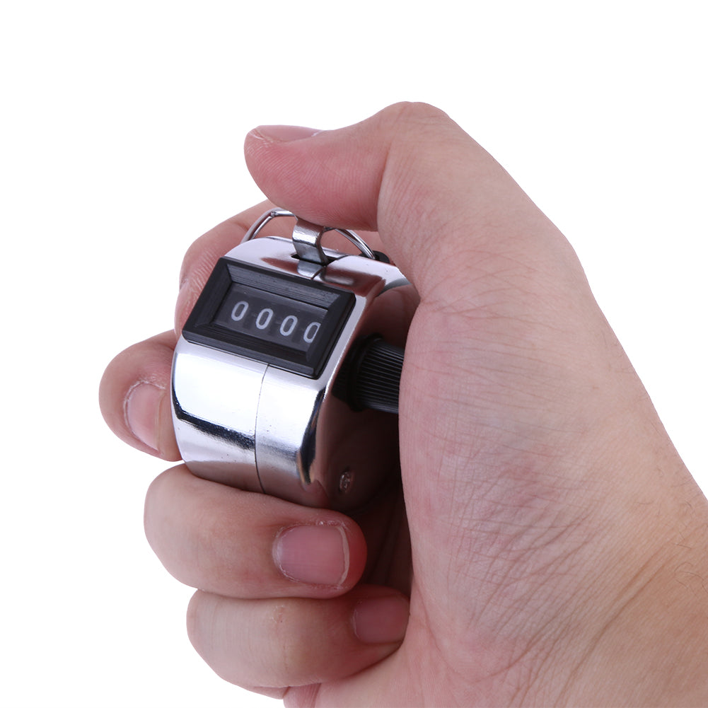 Hand Held Mechanical Click Counter 4-Digit Tally by HitMyNeed