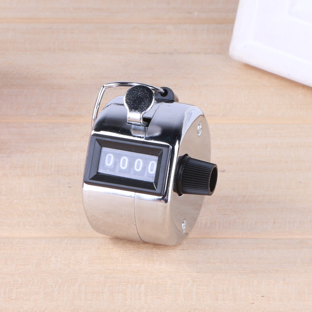 Hand Held Mechanical Click Counter 4-Digit Tally by HitMyNeed