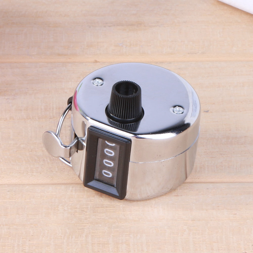 Hand Held Mechanical Click Counter 4-Digit Tally by HitMyNeed