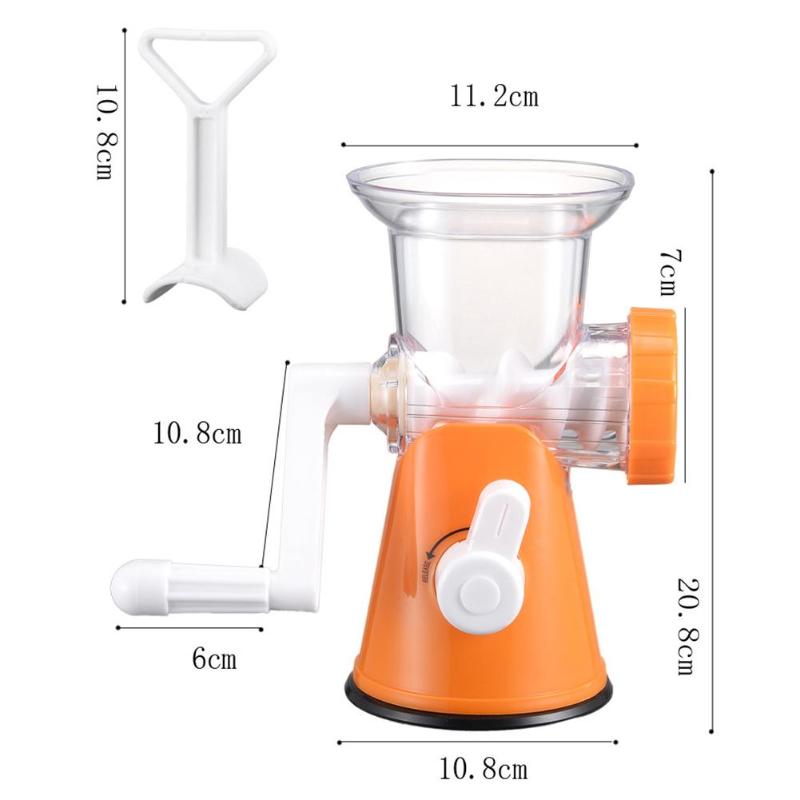 Hand Meat Grinder Manual Chopper with Suction Base by HitMyNeed