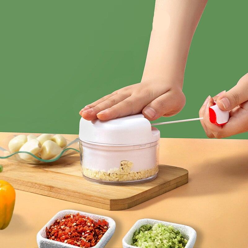 Hand Pulled Garlic Grinder Palm-Size Food Chopper by HitMyNeed