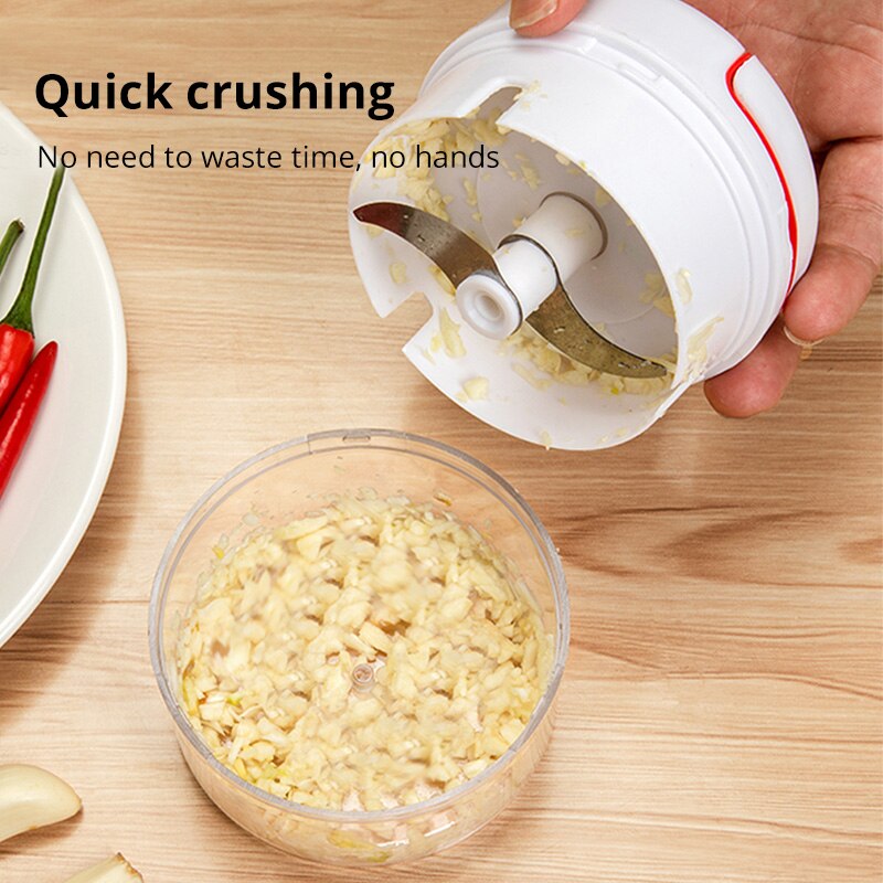 Hand Pulled Garlic Grinder Palm-Size Food Chopper by HitMyNeed