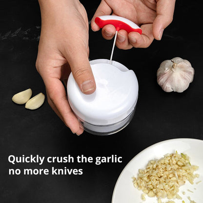 Hand Pulled Garlic Grinder Palm-Size Food Chopper by HitMyNeed