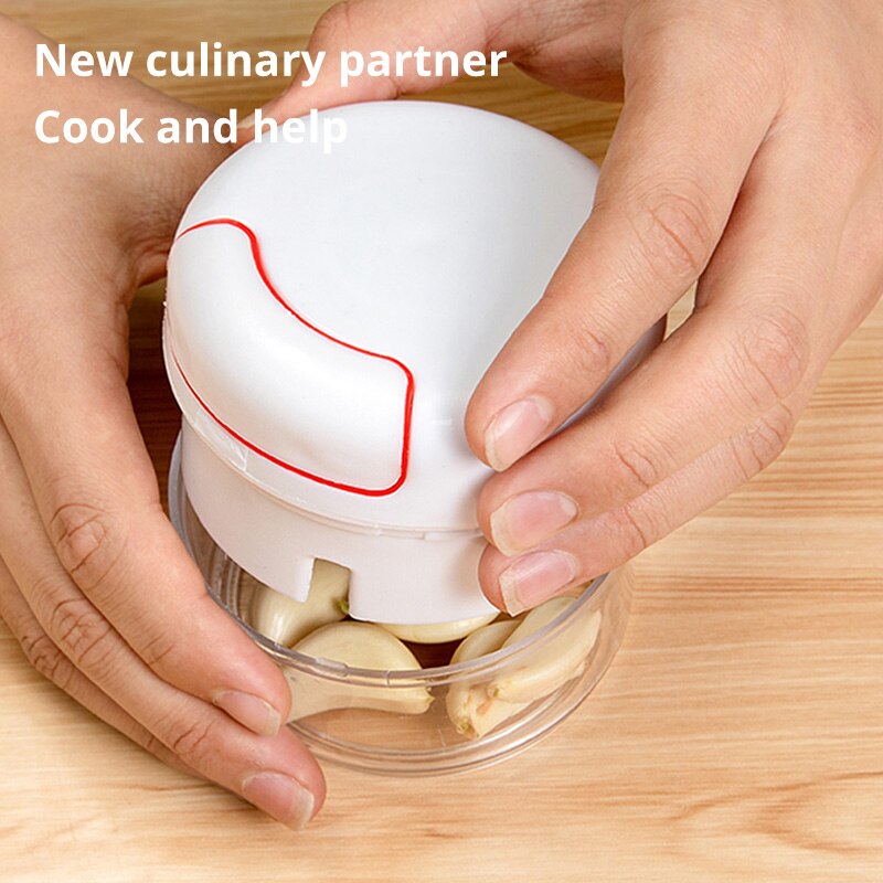 Hand Pulled Garlic Grinder Palm-Size Food Chopper by HitMyNeed