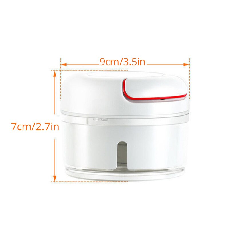 Hand Pulled Garlic Grinder Palm-Size Food Chopper by HitMyNeed