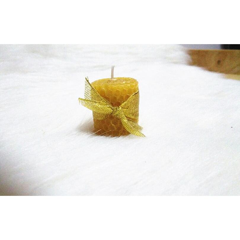 Hand Rolled Natural Beeswax Candles Set of 8 by HitMyNeed