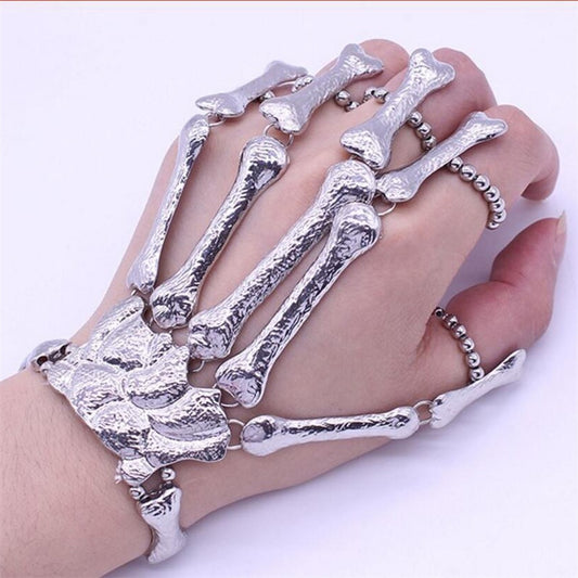 Hand Skeleton Bracelet Gothic Punk Accessory by HitMyNeed