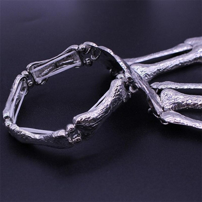 Hand Skeleton Bracelet Gothic Punk Accessory by HitMyNeed