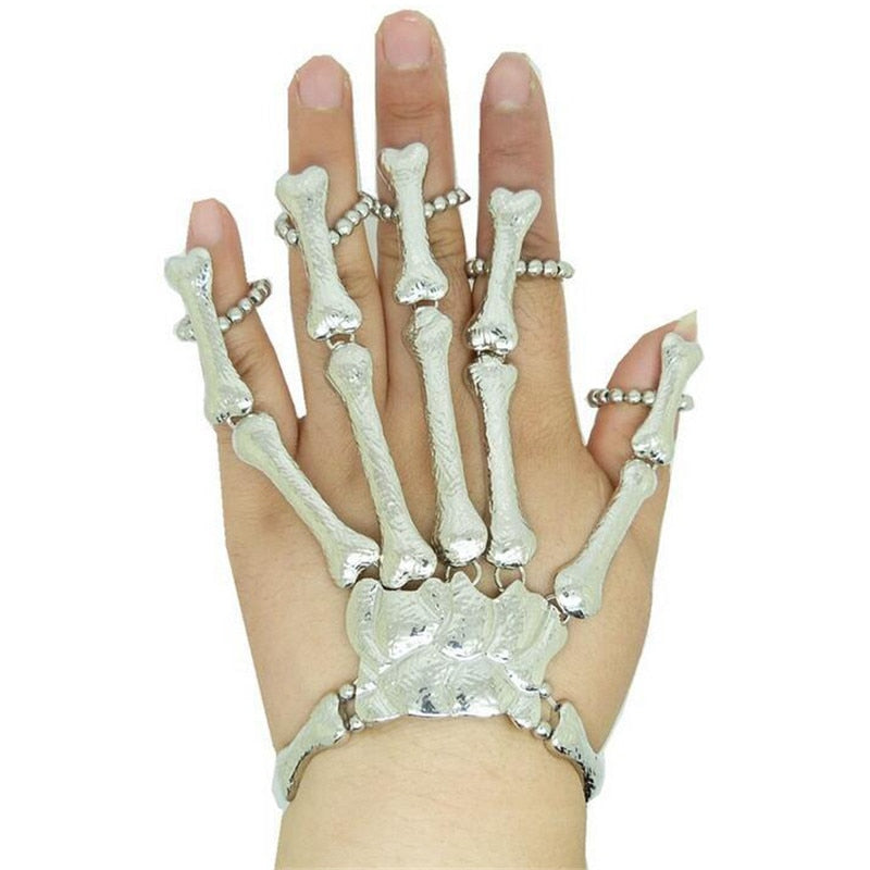 Hand Skeleton Bracelet Gothic Punk Accessory by HitMyNeed