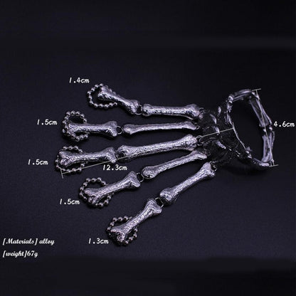 Hand Skeleton Bracelet Gothic Punk Accessory by HitMyNeed