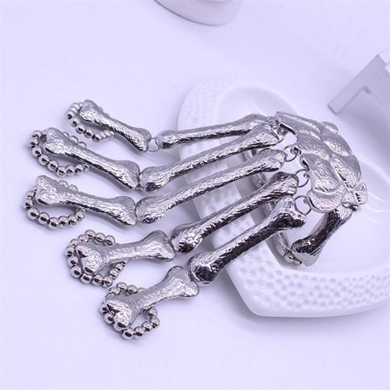 Hand Skeleton Bracelet Gothic Punk Accessory by HitMyNeed