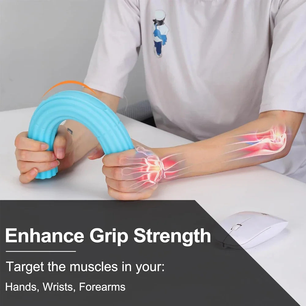 Hand Therapy Flex Bars for Elbow Pain & Grip Strength by HitMyNeed