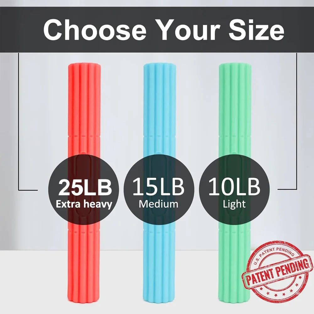 Hand Therapy Flex Bars for Elbow Pain & Grip Strength by HitMyNeed