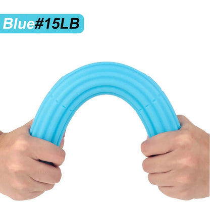 Hand Therapy Flex Bars for Elbow Pain & Grip Strength blue-15lb by HitMyNeed