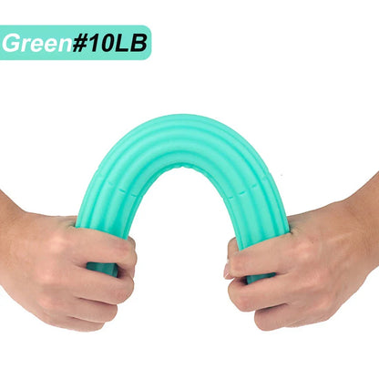 Hand Therapy Flex Bars for Elbow Pain & Grip Strength green-10lb by HitMyNeed