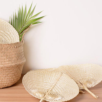 Hand Woven Bamboo Summer Fan by HitMyNeed