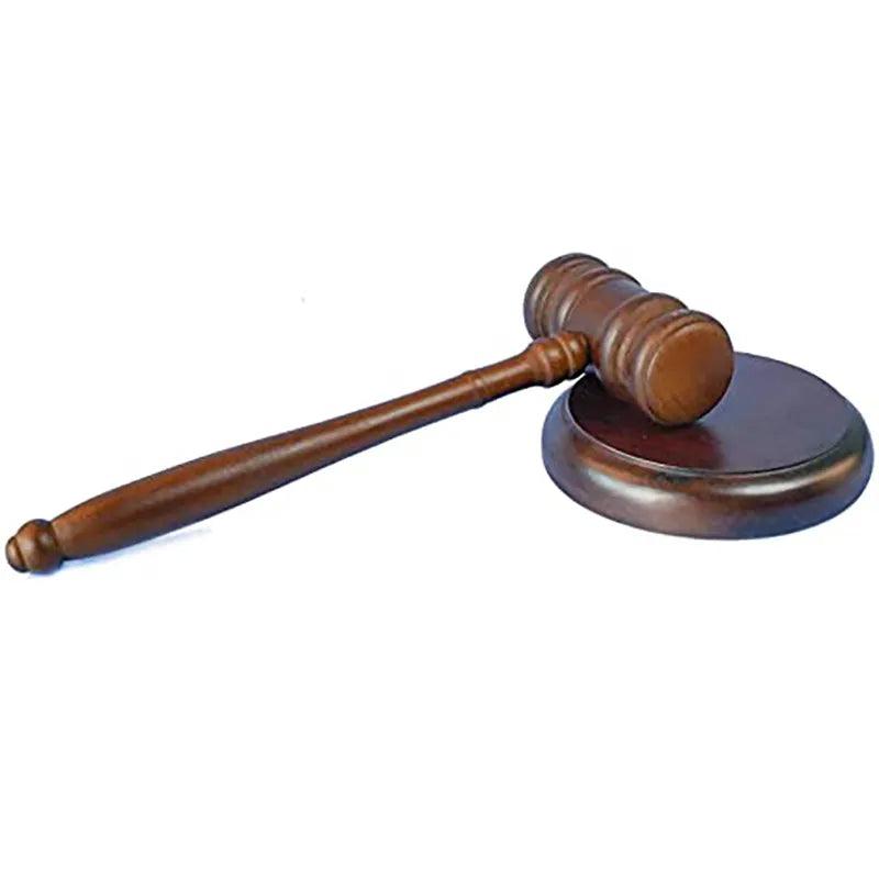 Handcrafted Wooden Judge Gavel with Sound Block by HitMyNeed