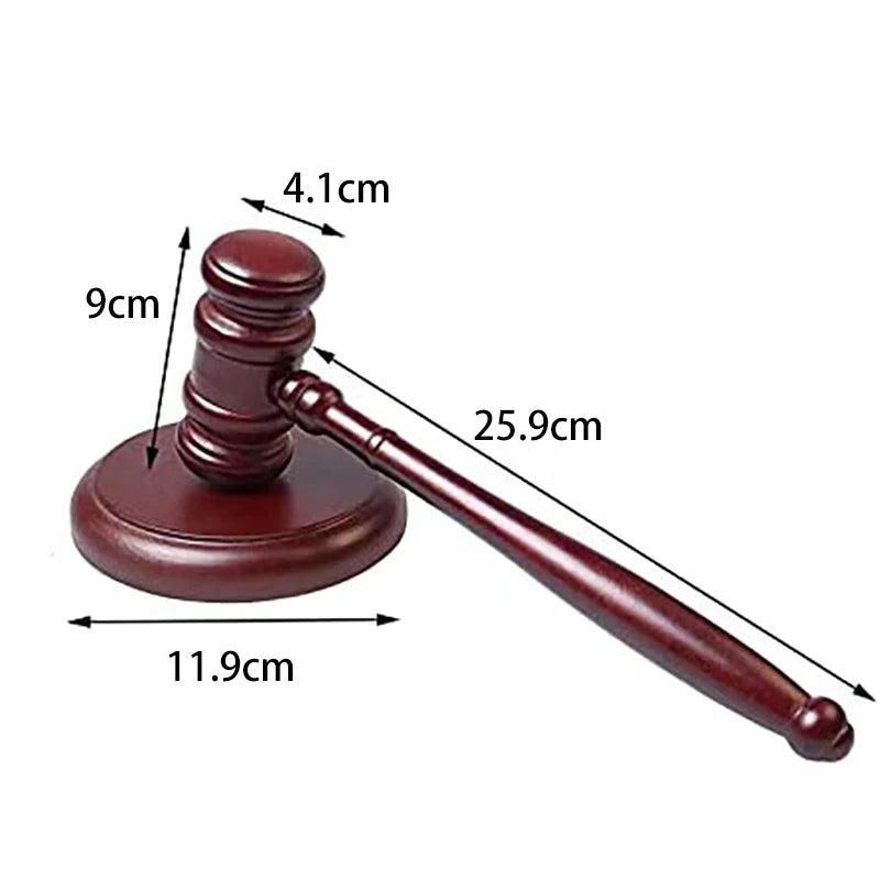 Handcrafted Wooden Judge Gavel with Sound Block by HitMyNeed