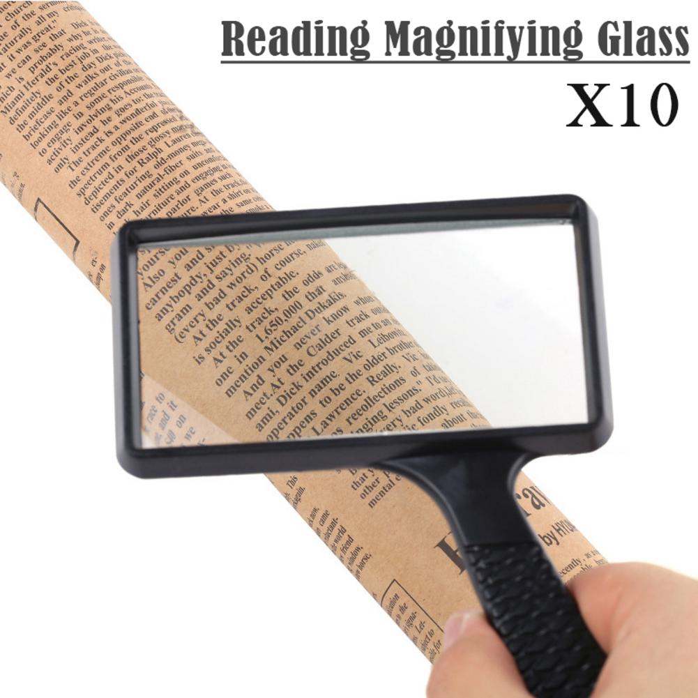 Handheld 10X Reading Magnifying Glass by HitMyNeed