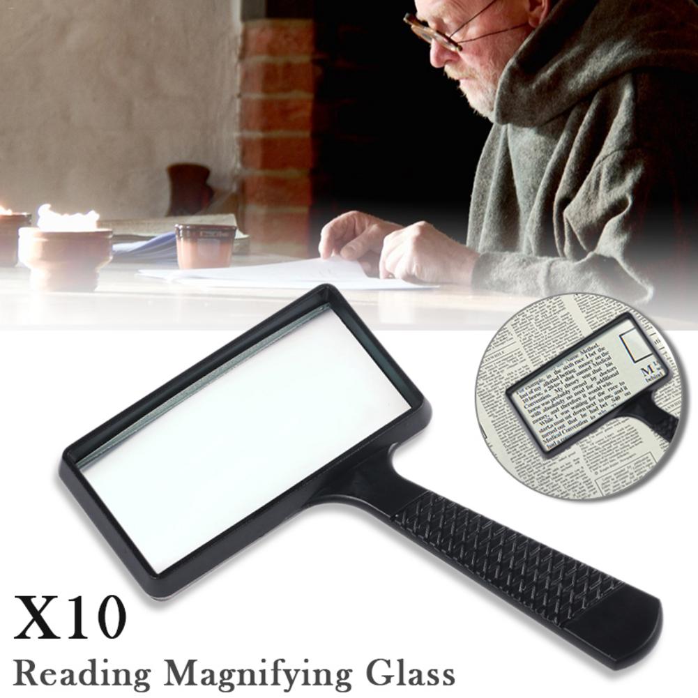 Handheld 10X Reading Magnifying Glass by HitMyNeed