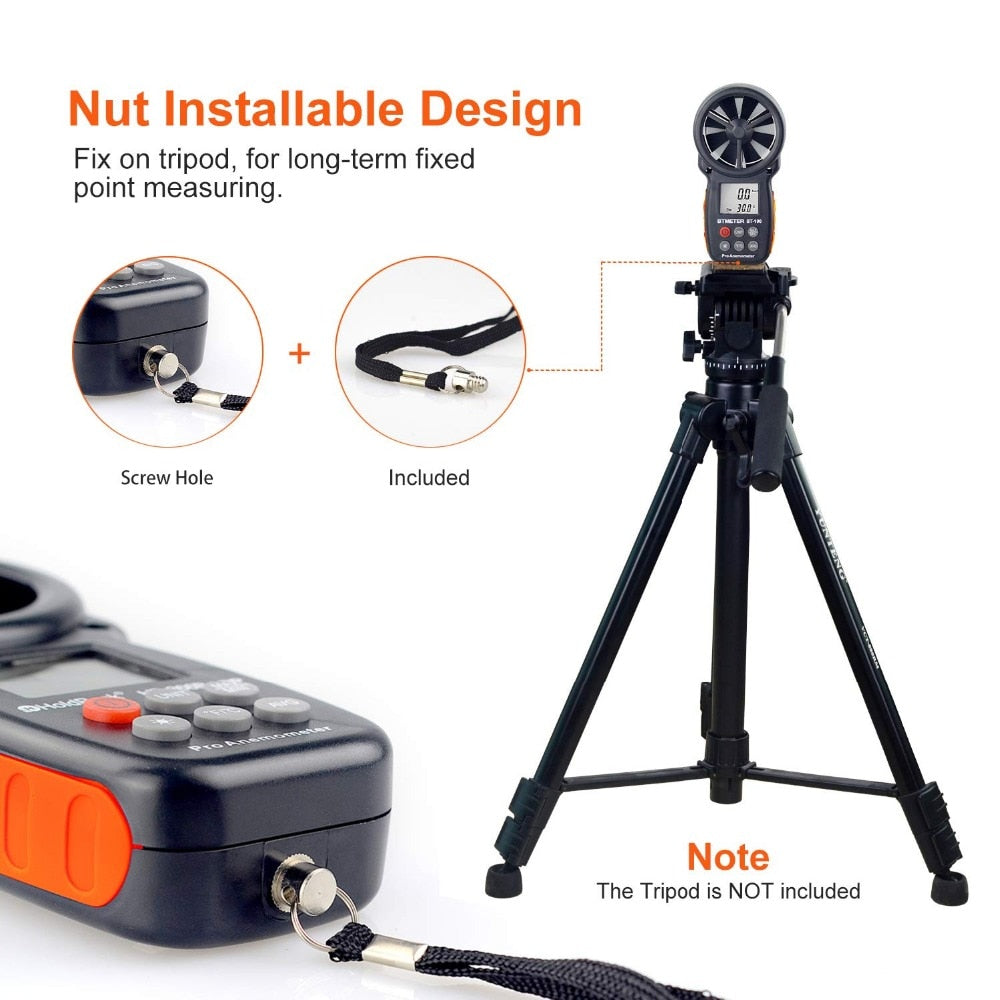 Handheld Anemometer Wind Speed and Temperature Meter by HitMyNeed