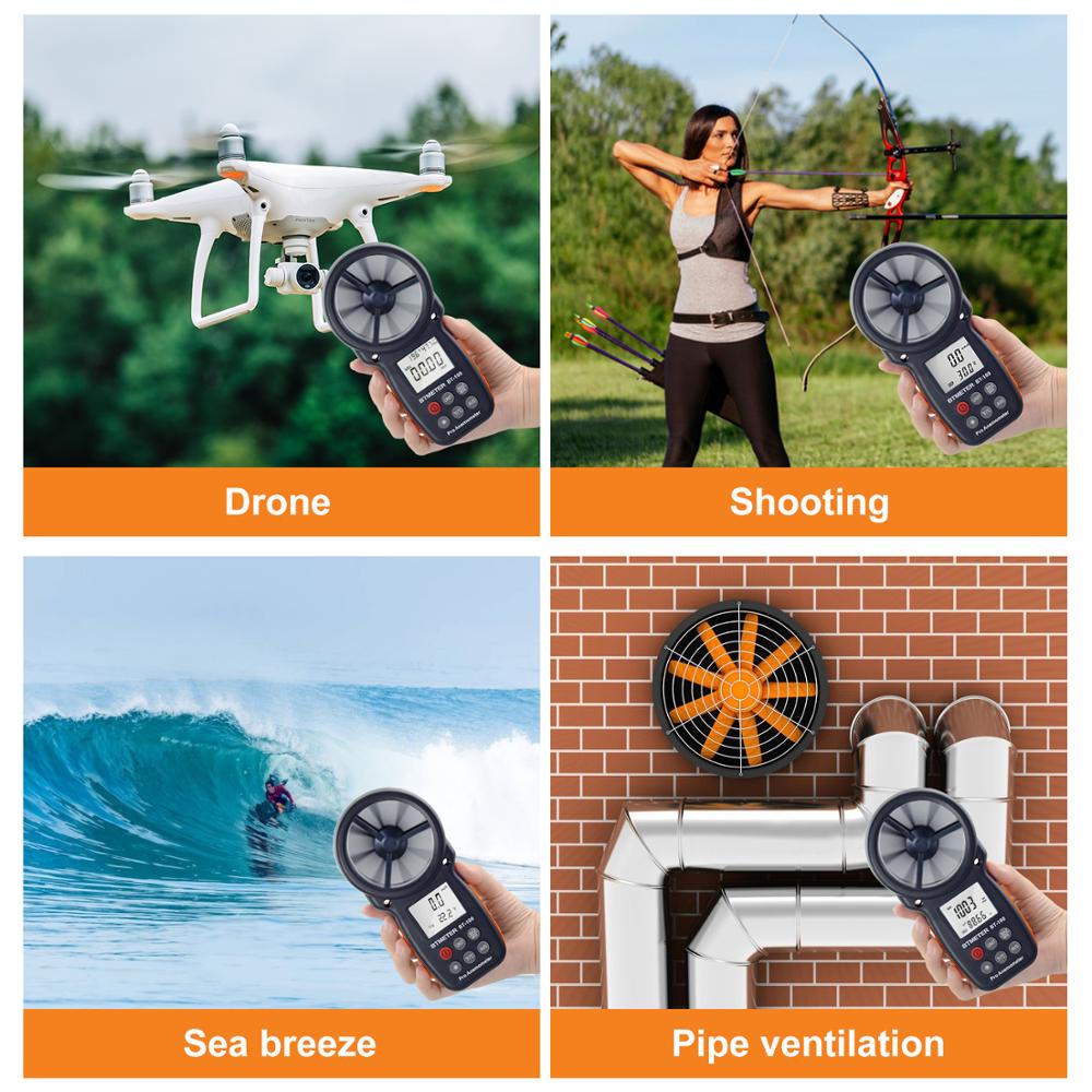 Handheld Anemometer Wind Speed and Temperature Meter by HitMyNeed