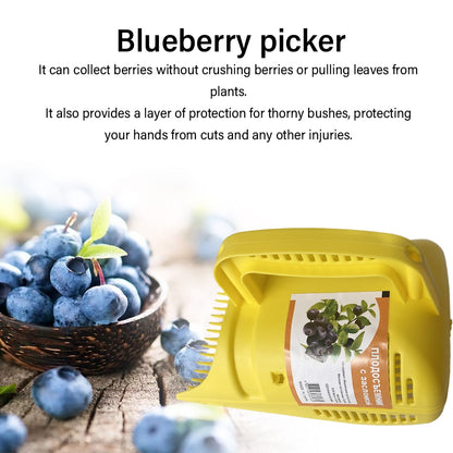Handheld Berry Picker with Comb and Collection Box by HitMyNeed