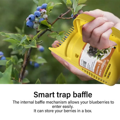 Handheld Berry Picker with Comb and Collection Box by HitMyNeed