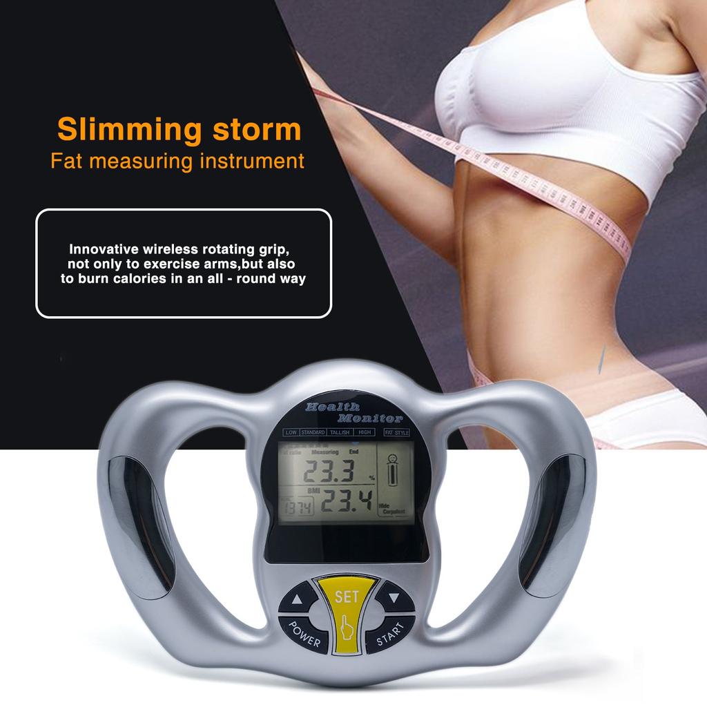 Handheld Body Fat Analyzer with BMI & Metabolism by HitMyNeed