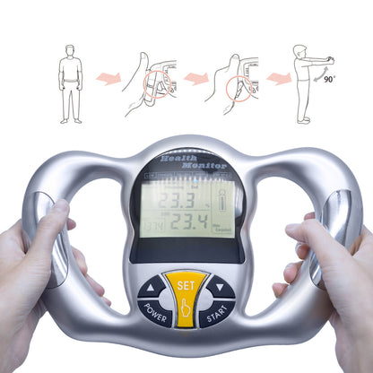 Handheld Body Fat Analyzer with BMI & Metabolism by HitMyNeed