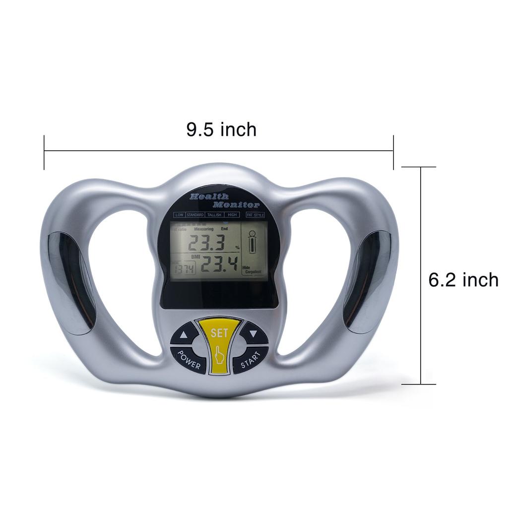 Handheld Body Fat Analyzer with BMI & Metabolism by HitMyNeed
