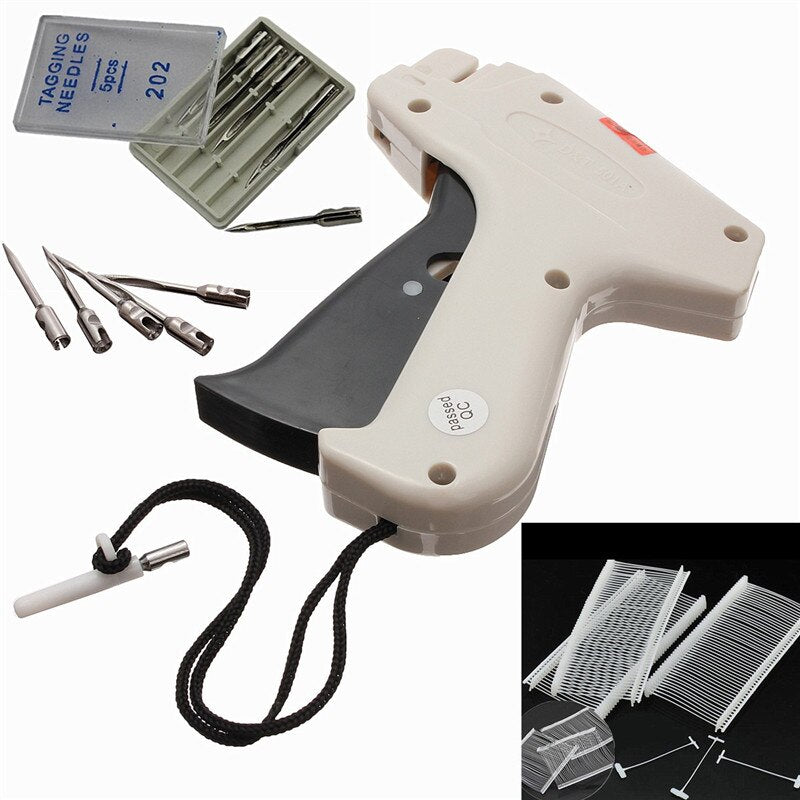 Handheld Clothing Tag Gun with Needles and Barbs by HitMyNeed