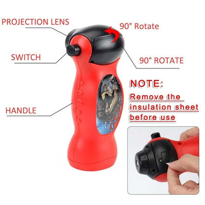 Handheld Dinosaur Projector Torch for Kids by HitMyNeed
