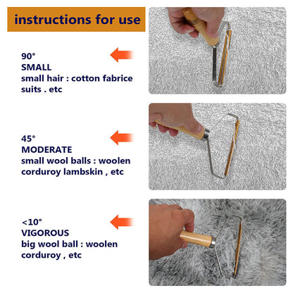 Handheld Dog Hair Scraper for Furniture & Clothing by HitMyNeed
