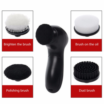 Handheld Electric Shoe Polisher with 4 Brush Heads by HitMyNeed