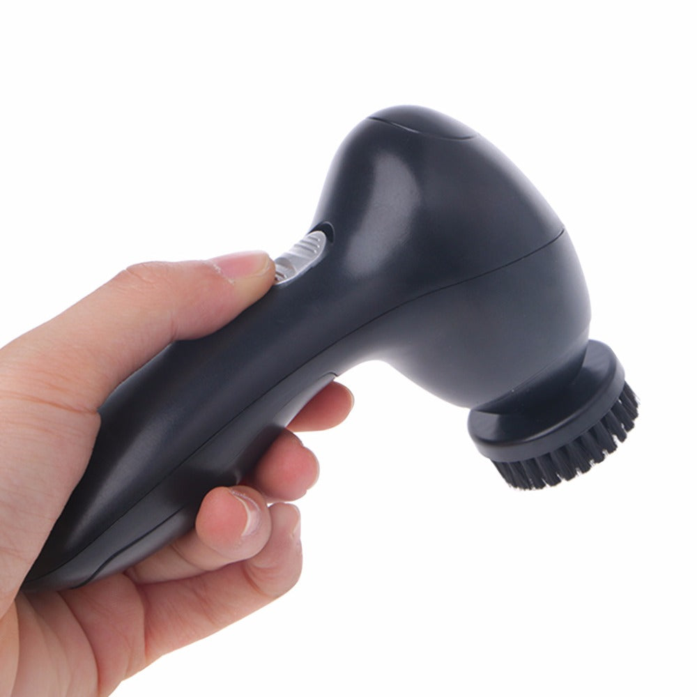 Handheld Electric Shoe Polisher with 4 Brush Heads by HitMyNeed