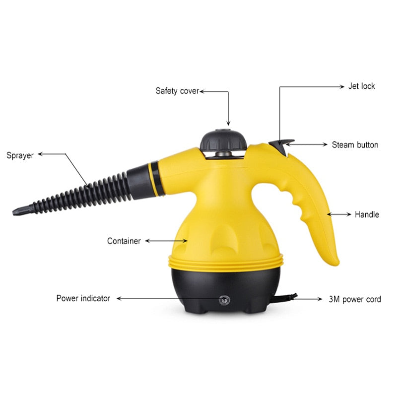 Handheld Electric Steam Cleaner 1000W by HitMyNeed