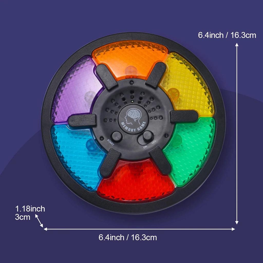 Handheld Electronic Memory Game with Lights & Sound by HitMyNeed