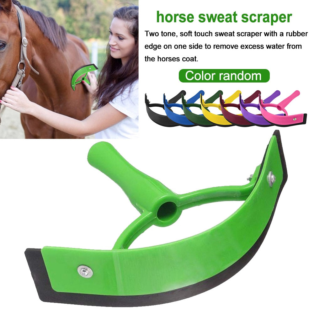 Handheld Ergonomic Horse Sweat Scraper by HitMyNeed