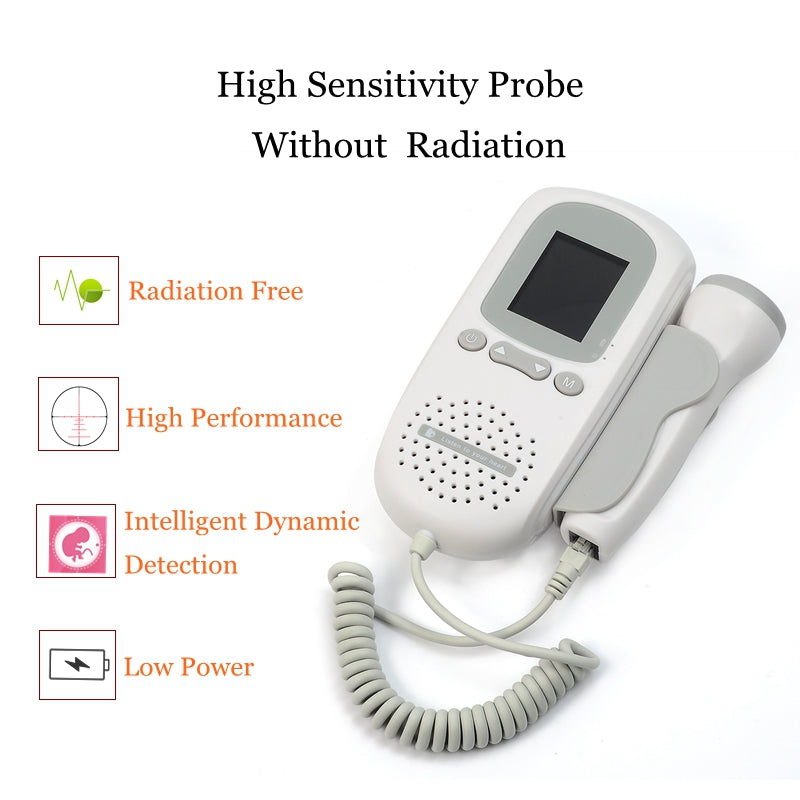 Handheld Fetal Doppler Baby Heartbeat Monitor by HitMyNeed
