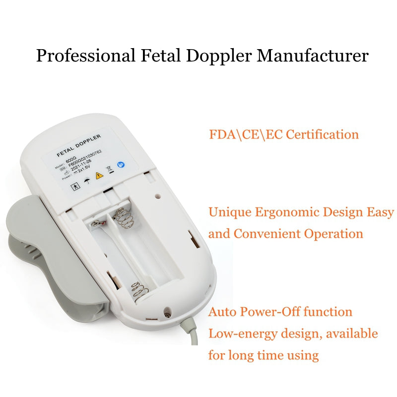 Handheld Fetal Doppler Baby Heartbeat Monitor by HitMyNeed