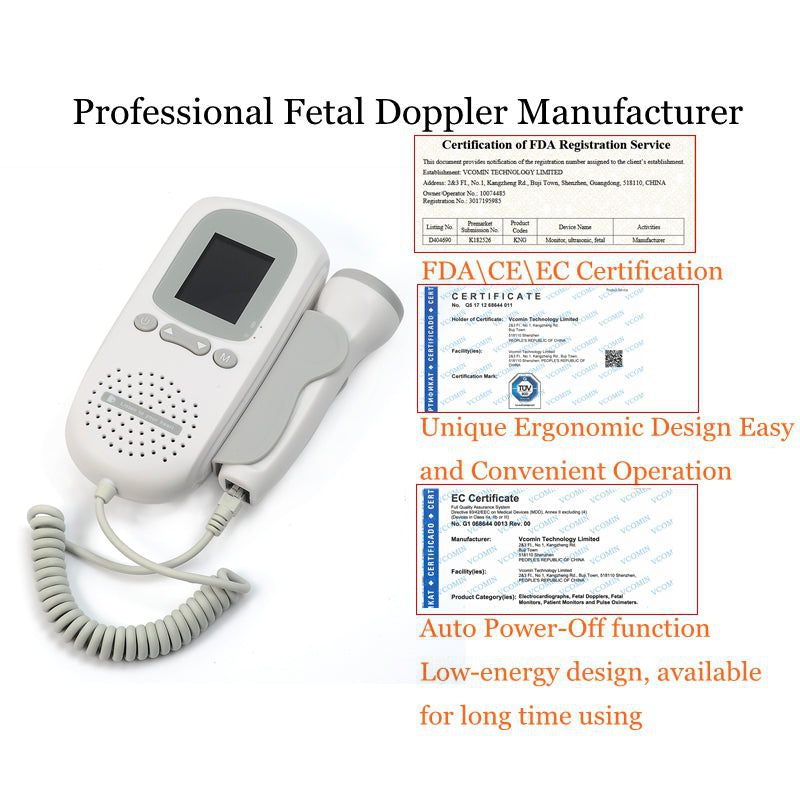 Handheld Fetal Doppler Baby Heartbeat Monitor by HitMyNeed