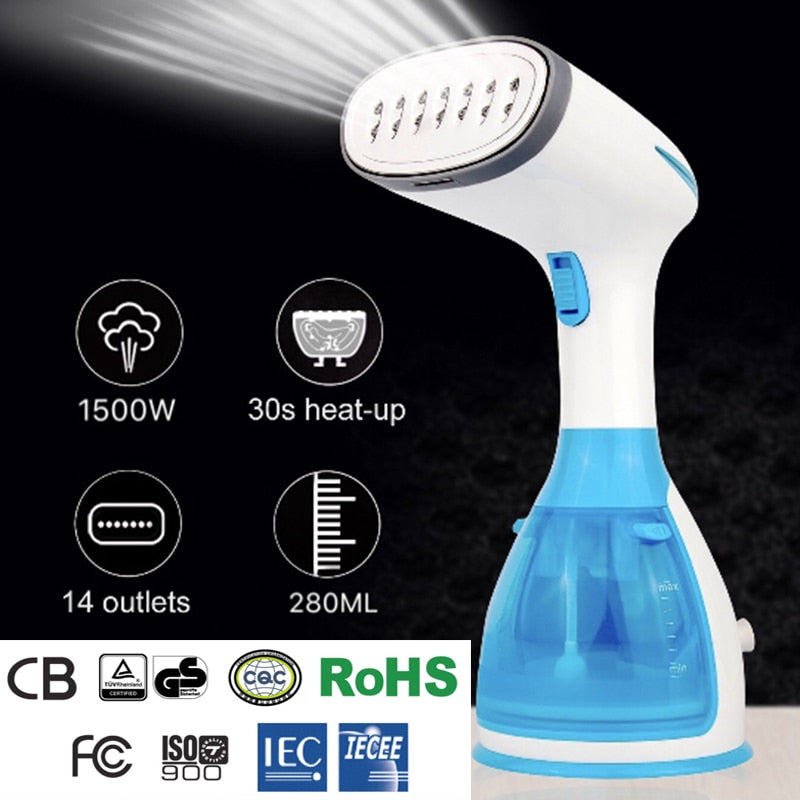Handheld Garment Steamer and Clothes Straightener by HitMyNeed