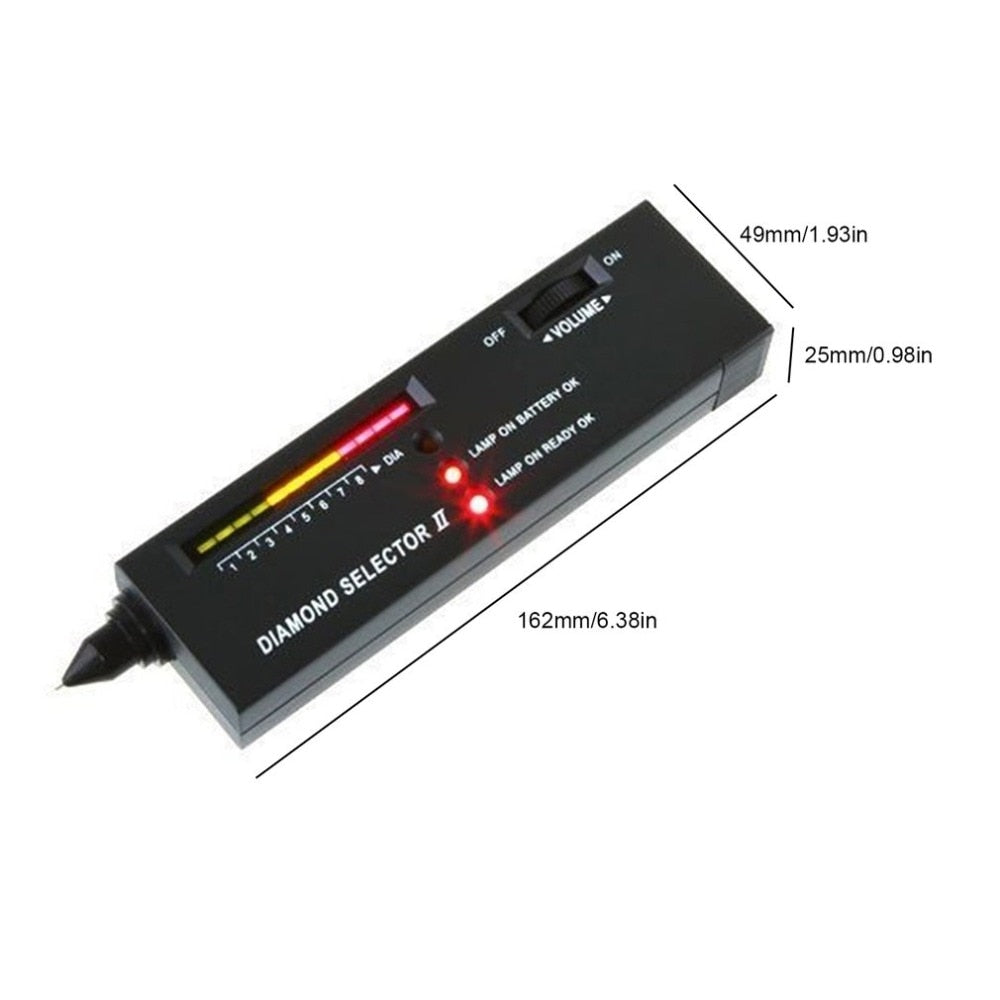 Handheld Gemstone Tester with LED & Audio Alerts by HitMyNeed