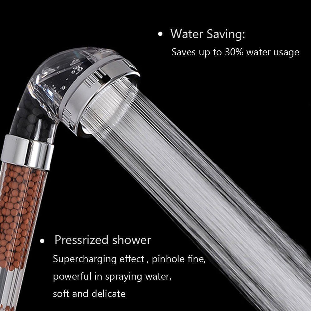 Handheld High Pressure Filtered Shower Head by HitMyNeed
